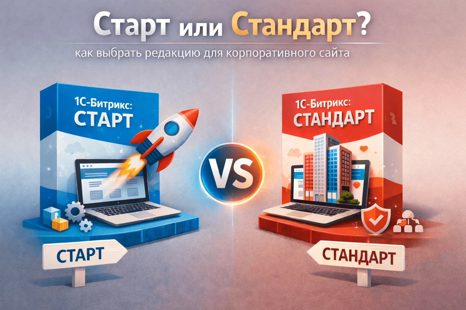 Старт или Стандарт: как выбрать редакцию для корпоративного сайта в Твери